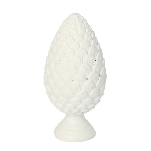Dekoracja White Cone 13cm - id: 815-500 - marki Dekoria - 175629508 Dekoracja White Cone 13cm ze sklepu dekoria.pl w kategorii Dekoracje bożonarodzeniowe - zdjęcie 175629508