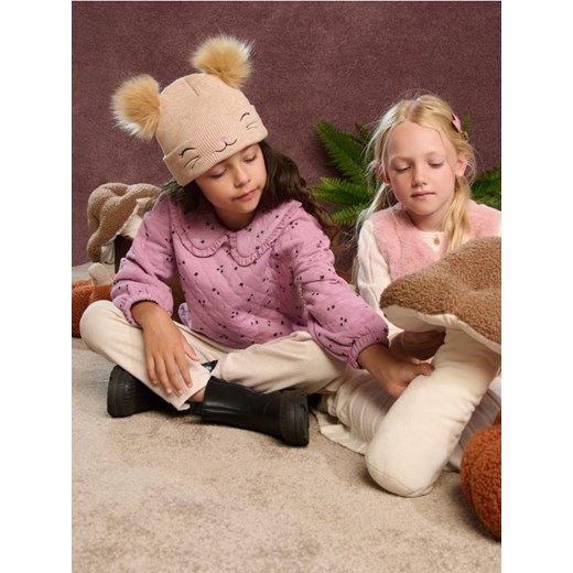 Sinsay - Bluza z kołnierzykiem - kremowy ze sklepu Sinsay w kategorii Bluzy dziewczęce - zdjęcie 175630797