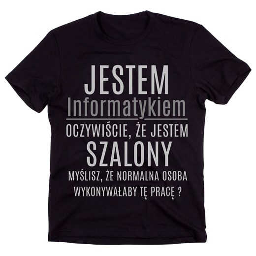 koszulka dla informatyka ze sklepu Time For Fashion w kategorii T-shirty męskie - zdjęcie 175634005