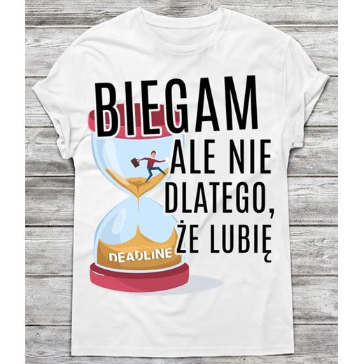 koszulka męska dla pracoholika ze sklepu Time For Fashion w kategorii T-shirty męskie - zdjęcie 175634059