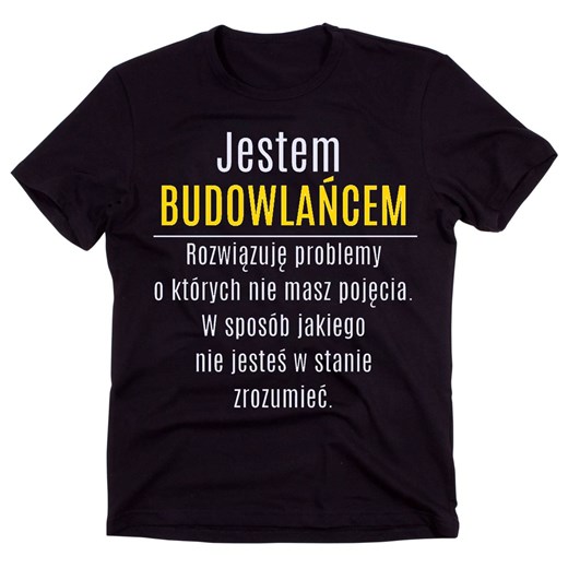 Koszulka męska dla budowlańca ze sklepu Time For Fashion w kategorii T-shirty męskie - zdjęcie 175634145