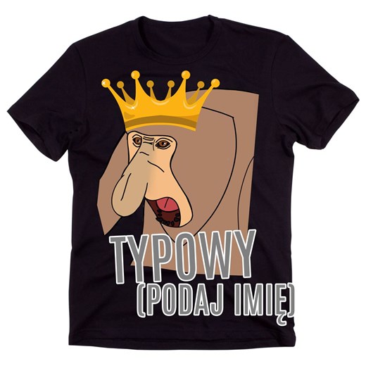 KOZZULKA NOSACZEM Z IMIENIEM TYPOWY JANUSZ ze sklepu Time For Fashion w kategorii T-shirty męskie - zdjęcie 175635018