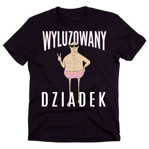 śmieszna koszulka dla dziadka wyluzowany dziadek ze sklepu Time For Fashion w kategorii T-shirty męskie - zdjęcie 175635477