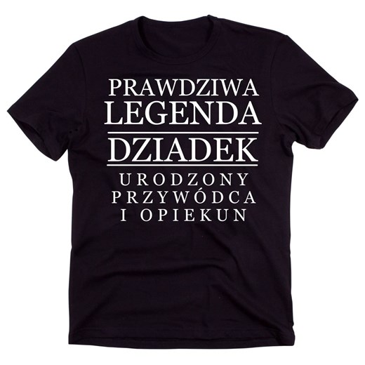 śmieszna koszulka dla dziadka dziadek prawdziwa legenda ze sklepu Time For Fashion w kategorii T-shirty męskie - zdjęcie 175635479