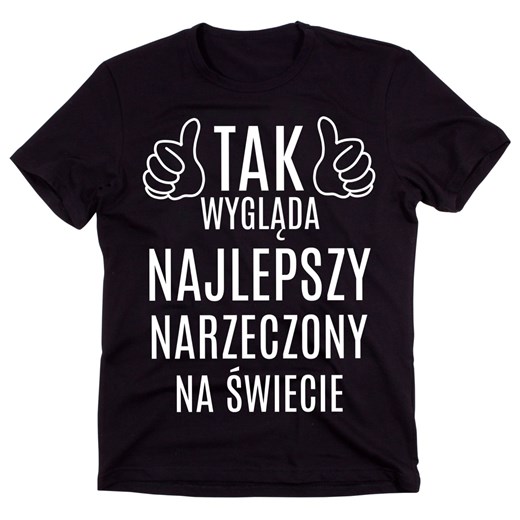 koszulka dla narzeczonego, najlepszy narzeczony na świecie ze sklepu Time For Fashion w kategorii T-shirty męskie - zdjęcie 175636335