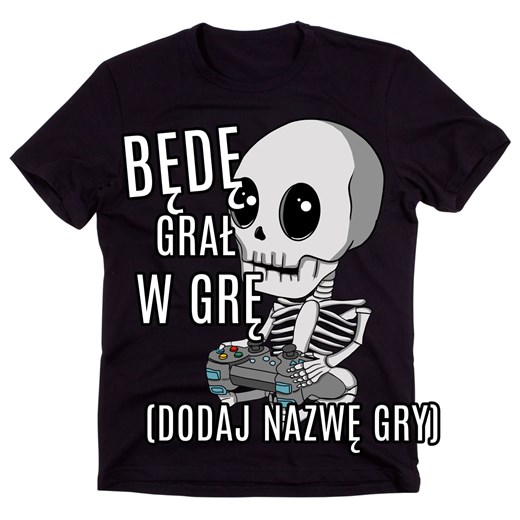 KOSZULKA DLA GRACZA - DODAJ NAZWĘ GRY ze sklepu Time For Fashion w kategorii T-shirty męskie - zdjęcie 175636649