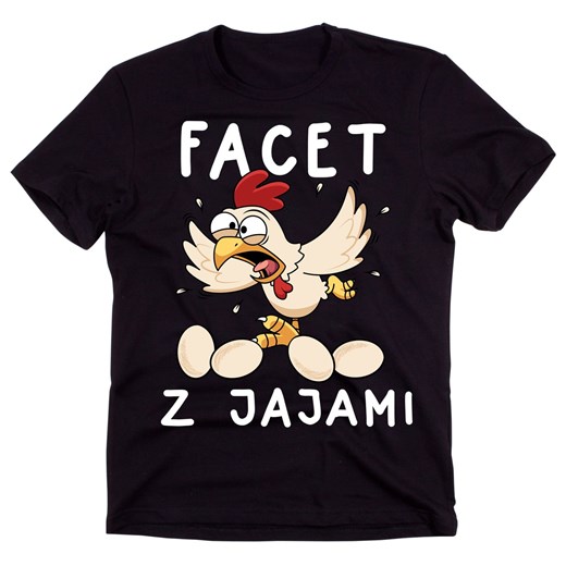 koszulka facet z jajami ze sklepu Time For Fashion w kategorii T-shirty męskie - zdjęcie 175636989