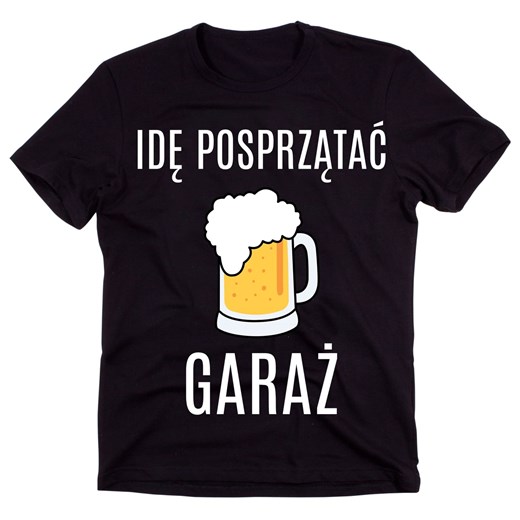 KOSZULKA DLA MECHANIKA IDĘ POSPRZĄTAĆ GARAŻ ze sklepu Time For Fashion w kategorii T-shirty męskie - zdjęcie 175638467