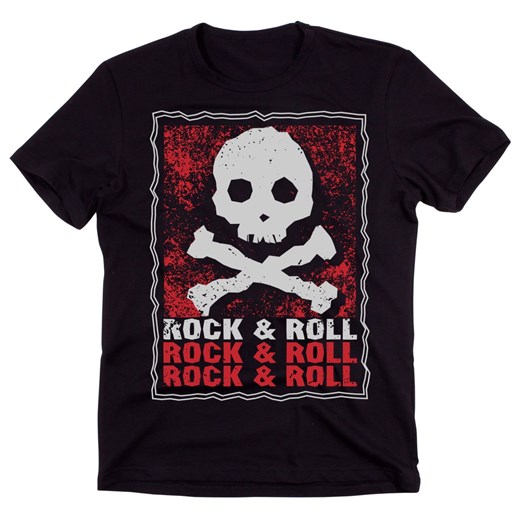 Koszulka rockowa koszulka rock and roll ze sklepu Time For Fashion w kategorii T-shirty męskie - zdjęcie 175638577