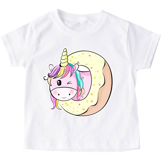 dziecięca koszulka dla dziewczynki Z UNICORNEM PONY9 ze sklepu Time For Fashion w kategorii Bluzki dziewczęce - zdjęcie 175638996