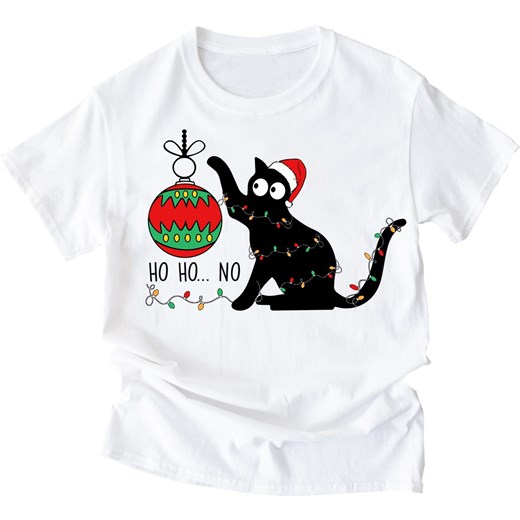 damska koszulka ze świątecznym motywem merry14 ze sklepu Time For Fashion w kategorii Bluzki damskie - zdjęcie 175639175