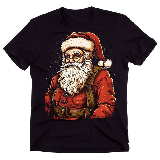 Męska koszulka z mikołajem santa84 ze sklepu Time For Fashion w kategorii T-shirty męskie - zdjęcie 175639768