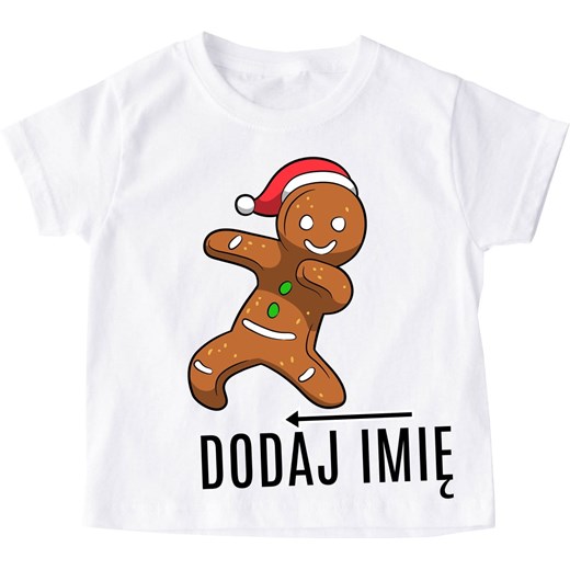 Koszulka z imieniem na mikołajki dla dziecka ze sklepu Time For Fashion w kategorii Bluzki dziewczęce - zdjęcie 175640265