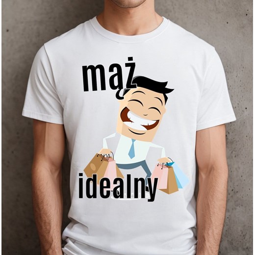 FAJNA MĘSKA KOSZULKA NA PREZENT ze sklepu Time For Fashion w kategorii T-shirty męskie - zdjęcie 175640499