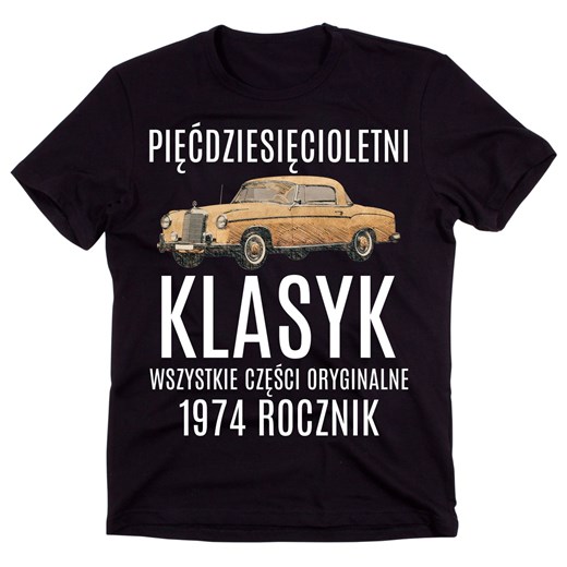 Koszulka NA 50 Urodziny 50 LETNI KLASYK ze sklepu Time For Fashion w kategorii T-shirty męskie - zdjęcie 175640619