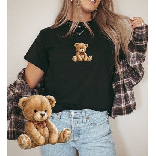 Damska koszulka z misiem OVERSIZE teddy7 ze sklepu Time For Fashion w kategorii Bluzki damskie - zdjęcie 175642357