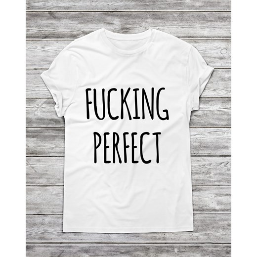 Koszulka męska "Fucking perfect " ze sklepu Time For Fashion w kategorii T-shirty męskie - zdjęcie 175643016