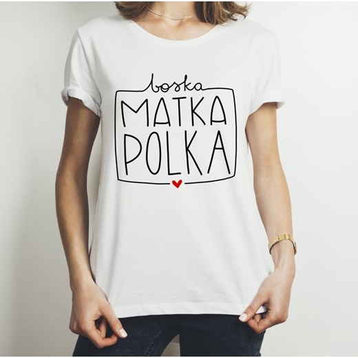 Koszulka boska matka polka ze sklepu Time For Fashion w kategorii Bluzki damskie - zdjęcie 175644026