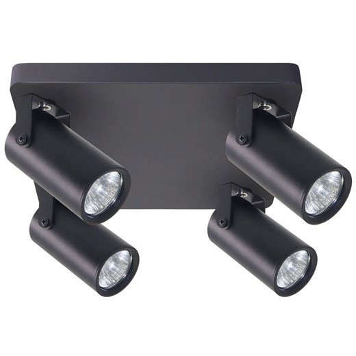 Czarna lampa sufitowa 4-punktowa loft - Z073 E0-K50 ze sklepu Edinos.pl w kategorii Lampy sufitowe - zdjęcie 175644895