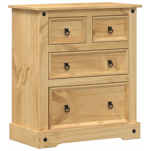 Skandynawska Komoda Z 4 Szufladami 120 Cm W3-B79 ze sklepu Edinos.pl w kategorii Komody - zdjęcie 175644976