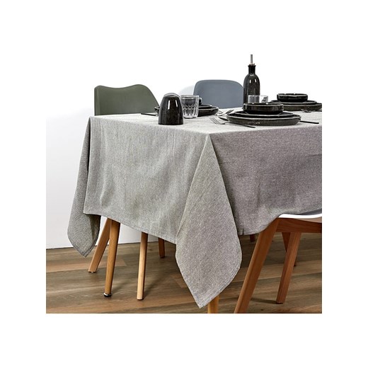 THE HOME DECO FACTORY Obrus w kolorze khaki - 250 x 140 cm ze sklepu Limango Polska w kategorii Obrusy i bieżniki - zdjęcie 175645717