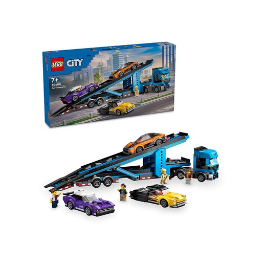 LEGO LEGO® City: Transporter samochodów z samochodem sportowym - 7+ Lego onesize wyprzedaż Limango Polska