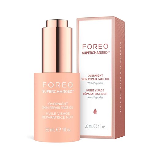 FOREO olejek naprawczy do twarzy na noc SUPERCHARGED Overnight Skin Repair Face Oil 30mL ze sklepu ANSWEAR.com w kategorii Serum do twarzy - zdjęcie 175648299