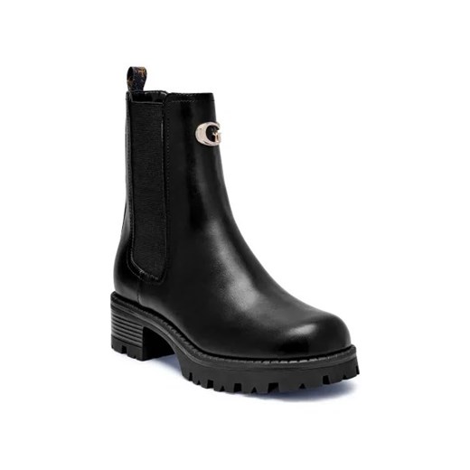 Guess Sztyblety RINNA | z dodatkiem skóry ze sklepu Gomez Fashion Store w kategorii Botki - zdjęcie 175649016