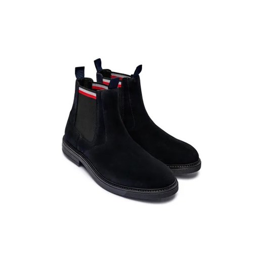 Tommy Hilfiger Skórzane sztyblety CHELSEA Tommy Hilfiger 41 wyprzedaż Gomez Fashion Store