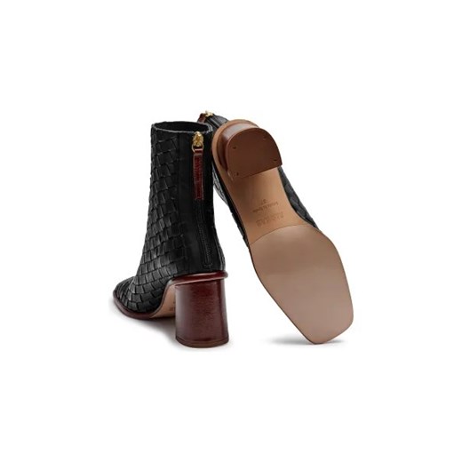 Alohas Skórzane botki na słupku Alohas 37 Gomez Fashion Store