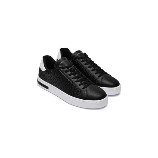Armani Exchange buty sportowe męskie czarne z tworzywa sztucznego