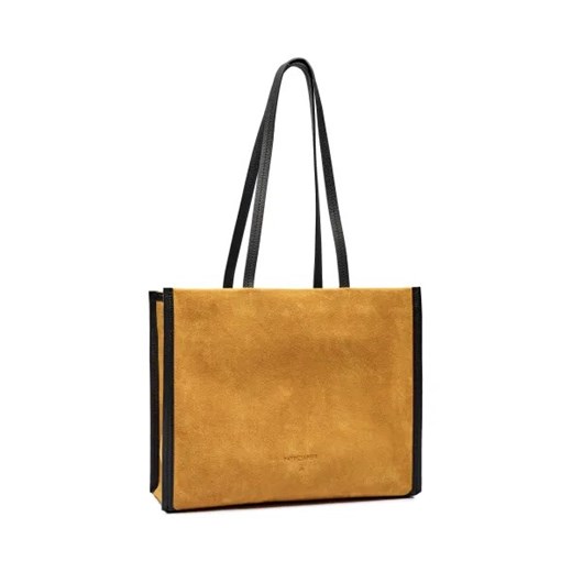 Shopper bag Patrizia Pepe skórzana 