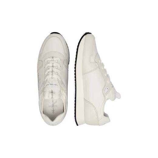 Buty sportowe męskie Calvin Klein na wiosnę białe