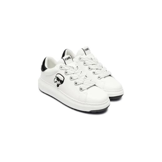 Buty sportowe damskie Karl Lagerfeld sneakersy sznurowane z tworzywa sztucznego