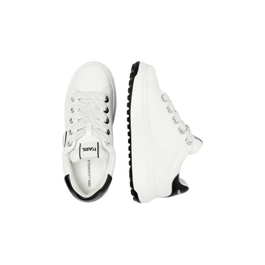Buty sportowe damskie Karl Lagerfeld sneakersy z tworzywa sztucznego na platformie na wiosnę