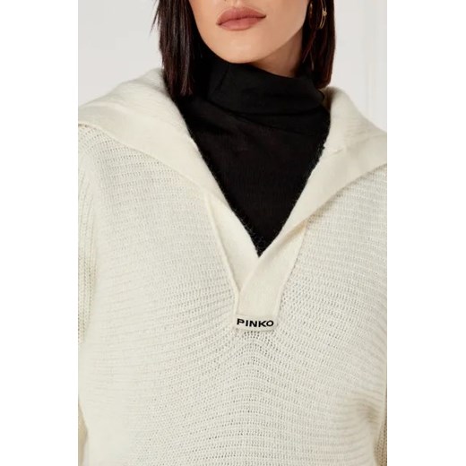 Pinko Sweter SNOWSHOE | Regular Fit | z dodatkiem wełny Pinko S Gomez Fashion Store wyprzedaż