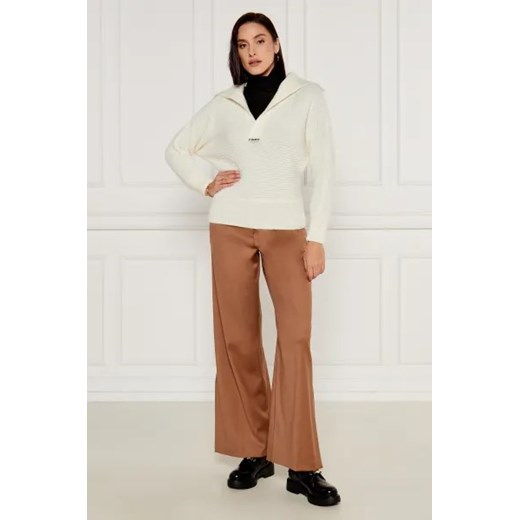 Pinko Sweter SNOWSHOE | Regular Fit | z dodatkiem wełny Pinko S wyprzedaż Gomez Fashion Store