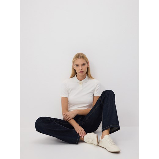 Reserved - Sneakersy na cienkiej podeszwie - biały ze sklepu Reserved w kategorii Buty sportowe damskie - zdjęcie 175649417