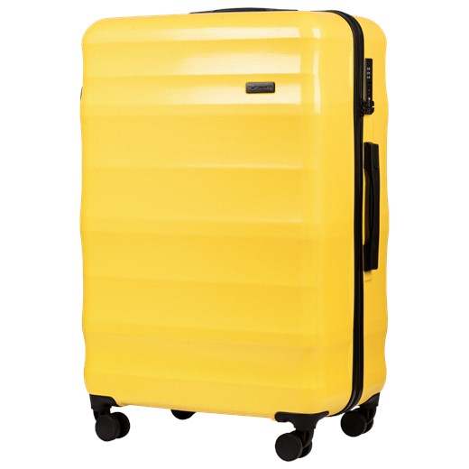 Walizka DUŻA WINGS PC VULTURE 28" YELLOW ze sklepu WINGS w kategorii Walizki - zdjęcie 175651315