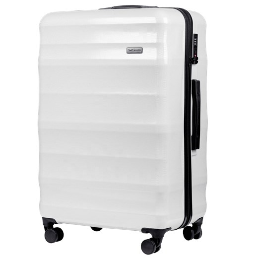 Walizka DUŻA WINGS PC VULTURE 28" WHITE ze sklepu WINGS w kategorii Walizki - zdjęcie 175651318