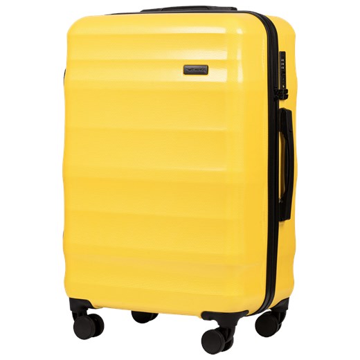 Walizka ŚREDNIA WINGS PC VULTURE 24" YELLOW ze sklepu WINGS w kategorii Walizki - zdjęcie 175651348