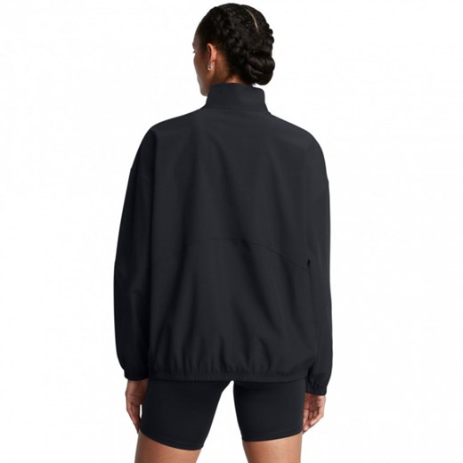 Damska kurtka treningowa Under Armour Armoursport Anorak - czarna ze sklepu Sportstylestory.com w kategorii Kurtki damskie - zdjęcie 175652187