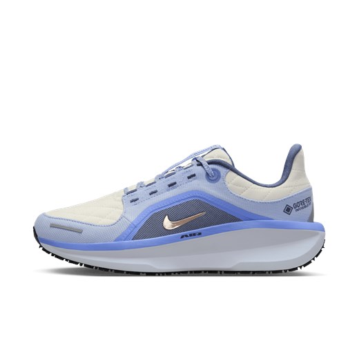 Buty sportowe damskie Nike do biegania gore-tex płaskie wiązane