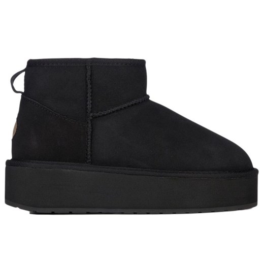 Buty Emu Australia Stinger Micro Flatform W13082BLAK - czarne ze sklepu streetstyle24.pl w kategorii Śniegowce damskie - zdjęcie 175653818