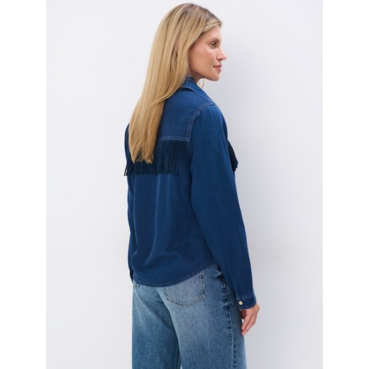 Mohito - Katana z frędzlami - niebieski Mohito 32 Mohito