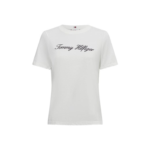 Tommy Hilfiger Koszulka damska Kobiety Bawełna biały wzorzysty ze sklepu vangraaf w kategorii Bluzki damskie - zdjęcie 175658147