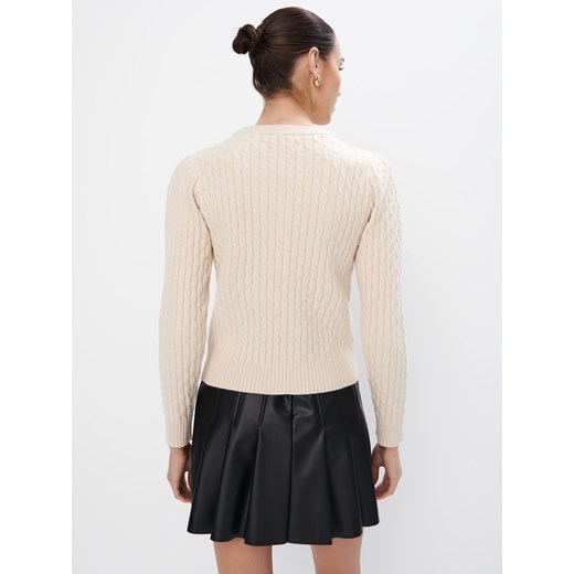 Sweter damski Mohito z okrągłym dekoltem