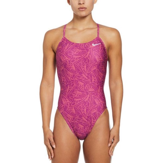 Strój kąpielowy damski Cutout One Piece Nike Swim ze sklepu SPORT-SHOP.pl w kategorii Stroje kąpielowe - zdjęcie 175663348