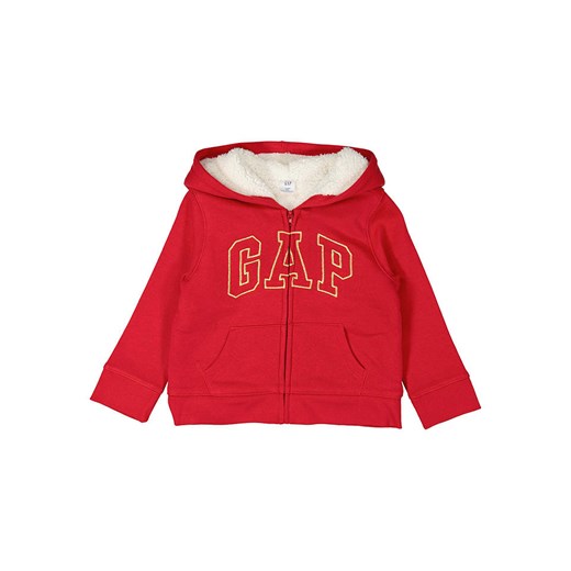 GAP Bluza w kolorze czerwonym ze sklepu Limango Polska w kategorii Bluzy dziewczęce - zdjęcie 175664238