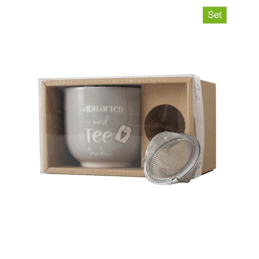 Boltze 2-częściowy zestaw w kolorze szarym ze sklepu Limango Polska w kategorii Dzbanki i zaparzacze - zdjęcie 175664698